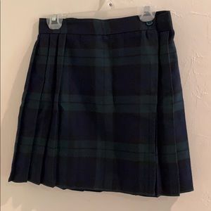 Blackwatch tartan kilt skirt